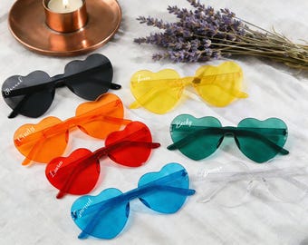 Personalized Bachelorette Party Sunglasses - Custom Bridesmaid Proposal Gifts & Stylish Wedding Favor Shades