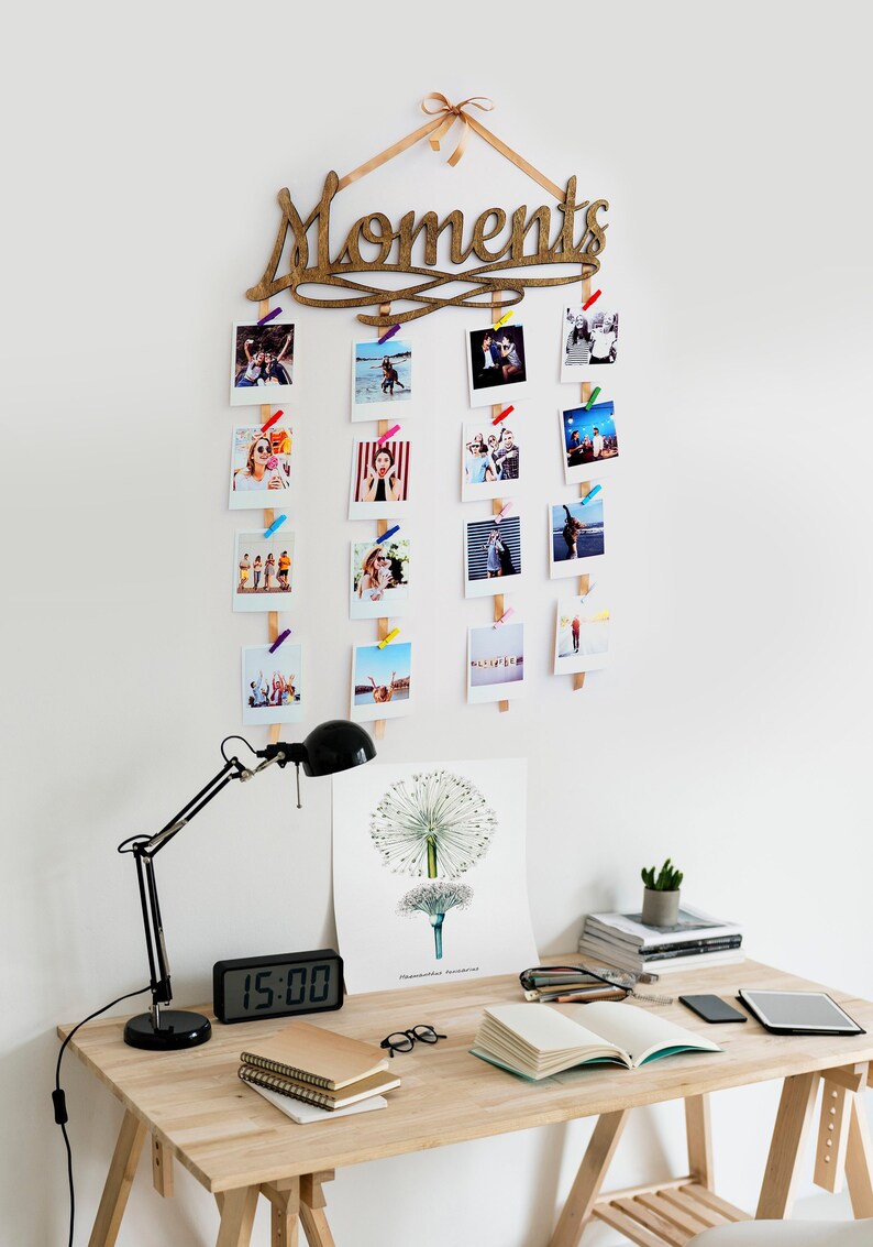 Photo Board Instax Display Polaroid Holder Memory Image 0