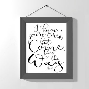 Inspirational Modern Print - schwarz und weiß - Rumi Zitat - Motivationsposter - Typografie - Kunst - Wohndeko - Inspirierendes Zitat