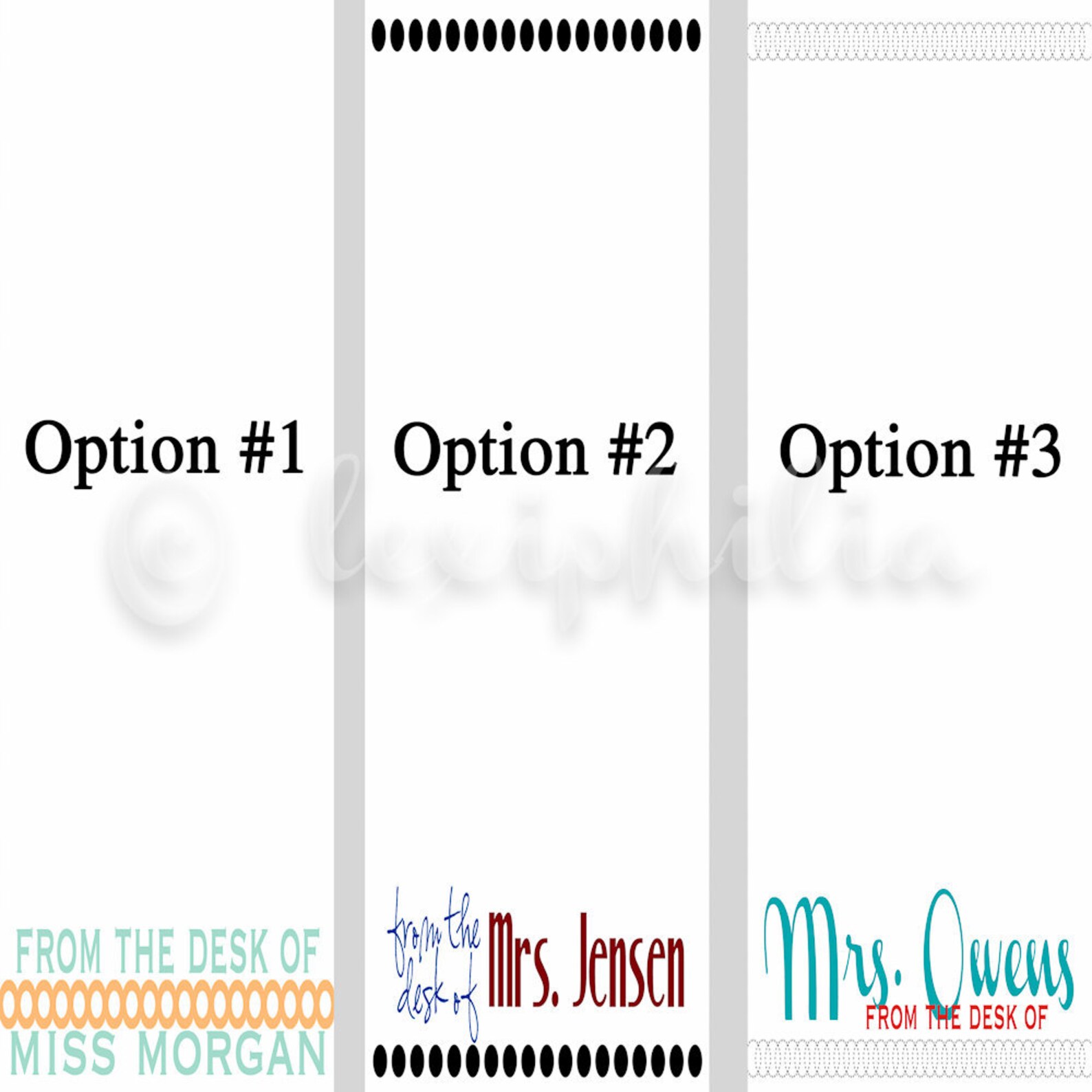 Personalized Teacher Notepads - Set of 3 - From the Desk of ...
