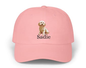 Personalized Cavapoo Hat, Custom Dog Name Embroidered Hat, Cavapoo Mom Gift, Dog Lover Gift, Pet Hat