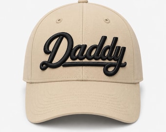 Daddy 3D bladerdeeg borduurontwerp, pet-borduurbestand,