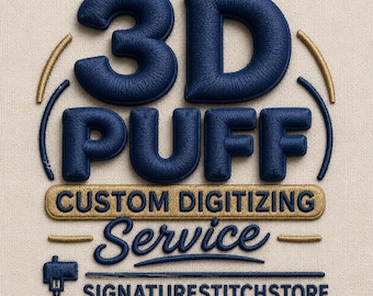 3D-borduurwerk digitaliseringsservice, logo op maat voor pet, DST PES-machinebestand