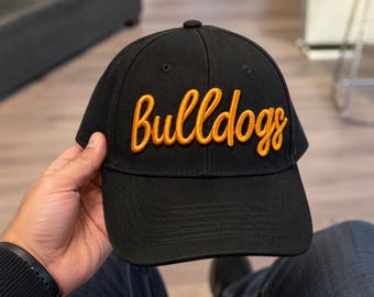 Bulldogs 3D Puff-borduurwerk, script petontwerp, machinebestand, DST PES-download
