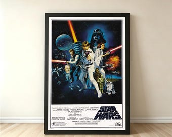 Star Wars Retro Classic Movie Poster Wall Art Decor Room Decor Print Canvas Film Poster Collectibles