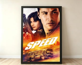 Speed 1994 Jan De Bont Japanese Chirashi Movie Poster Flyer B5 - Etsy