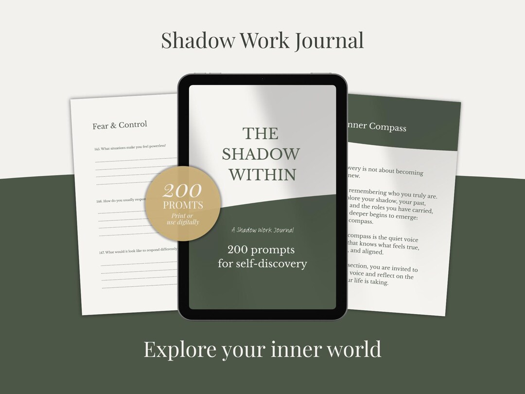 Shadow Work Journal – 200 Guided Prompts for Self Discovery, Inner ...