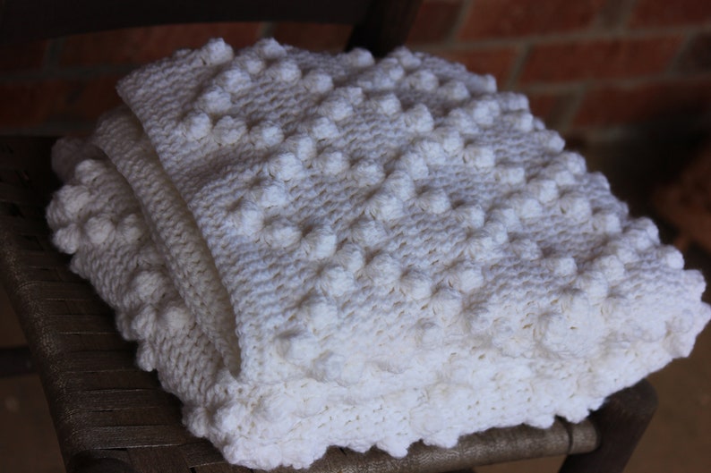 Solid White Baby Blanket