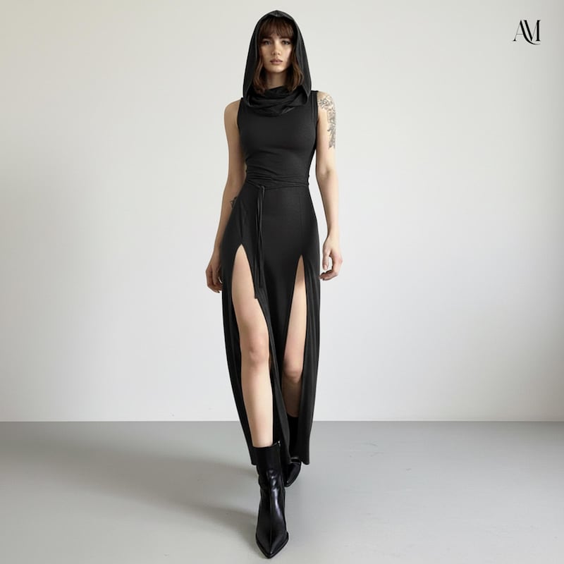 white top black skirt dress and MINI – El Merrist Store waist:BELTED black and gold prom Size:44 / XL