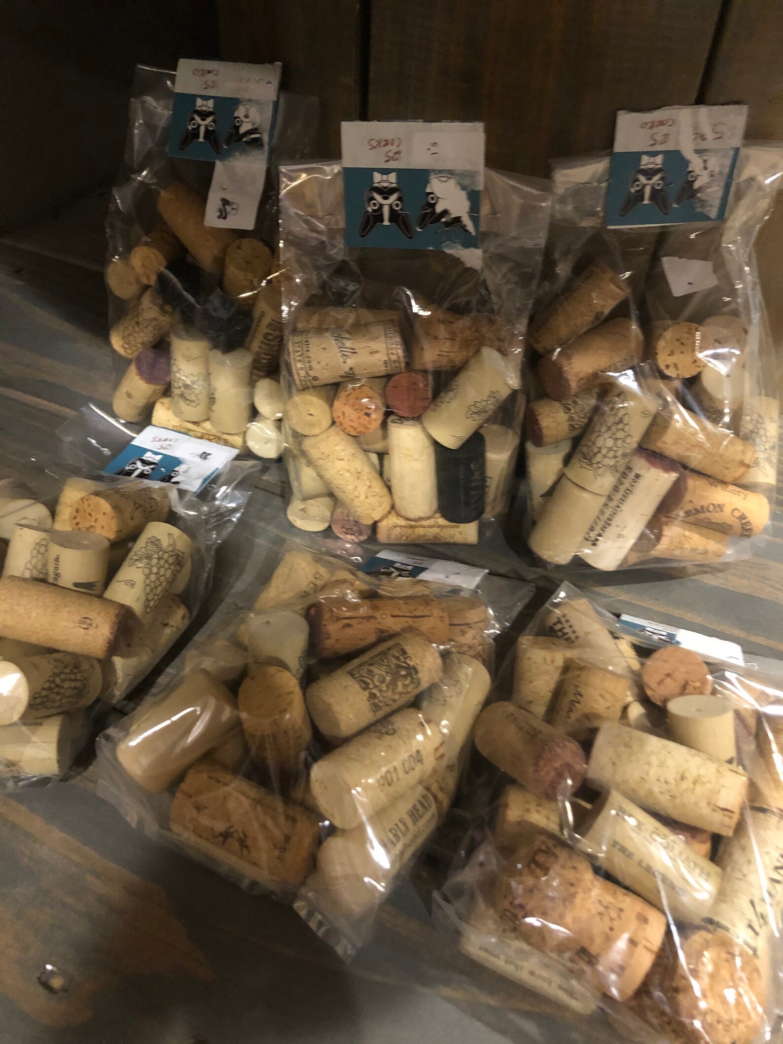 Wine Corks Used Wine Corks All Natural Corks Recycled Wine | Etsy