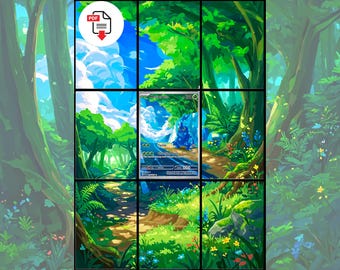Heracross Pokemon Extended Art | Pokemon Inspired Art for 9 Pocket Binder | (Digital Download)