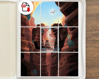 Pokemon Charmander Binder Art | 151 Extended Art for 9 Pocket Binder | TCG Card Display | Printable PDF | (Digital Download)