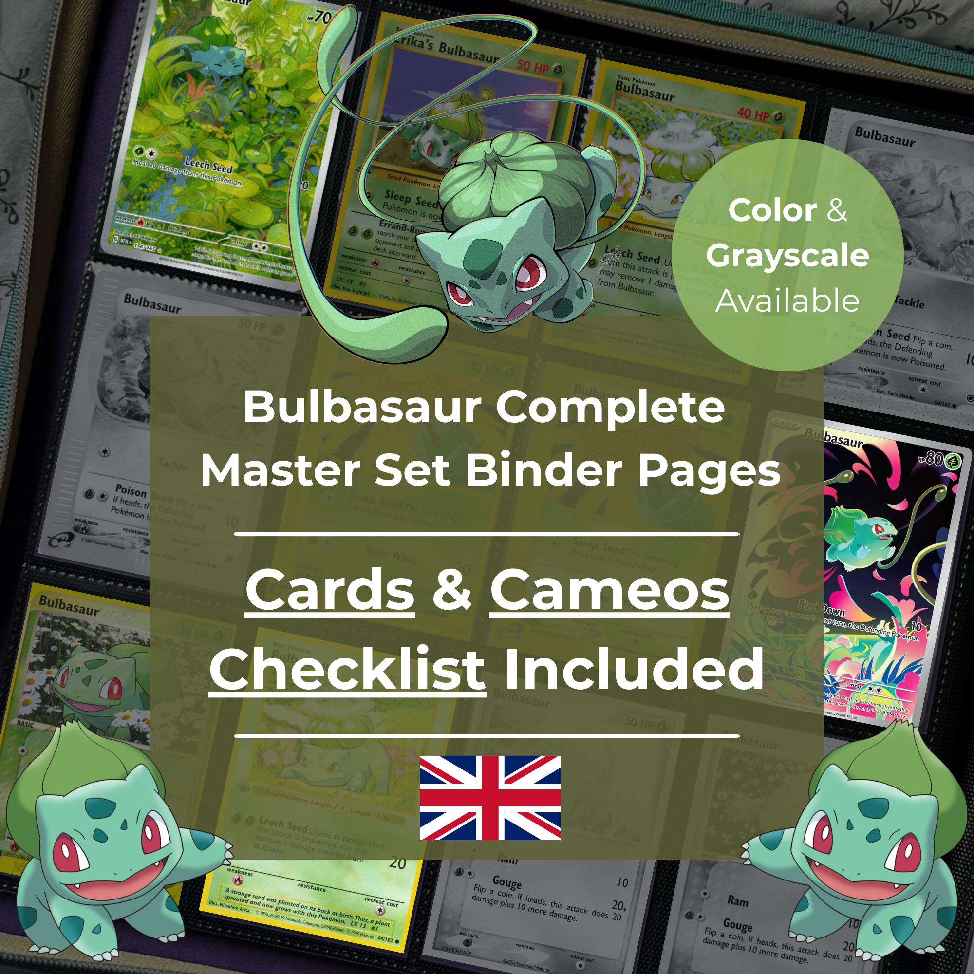 Card Binder Bulbasaur - Etsy