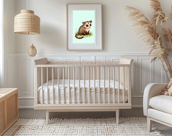 Little Possum | Woodland Nursery Decor | Digital Download | Story Book Wall Art Printable