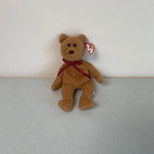 Curly original Beanie Baby at VelmasVintageToys
