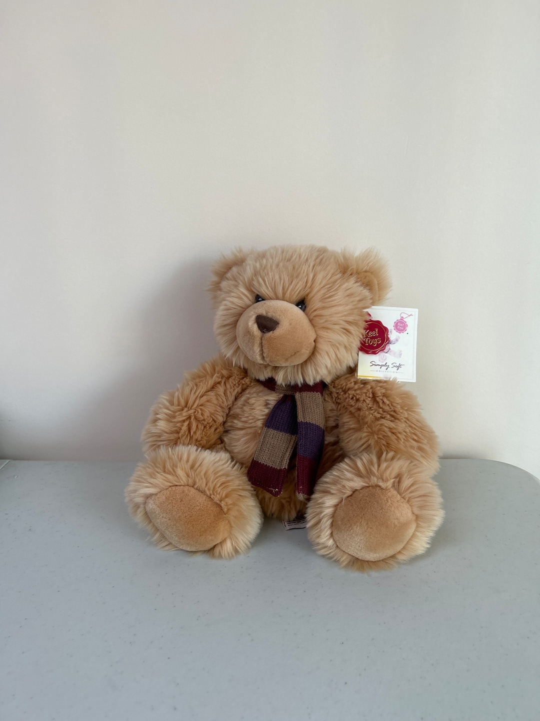 Bertie Bear Keel Toys Teddy Bear 10 Plush at Velmasvintagetoys Etsy