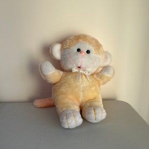 Monkey Commonwealth 14” plush RARE from 1984 at VelmasVintageToys