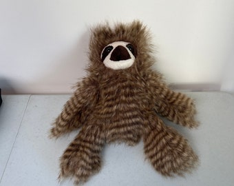 Justice Sloth Doll 12” long haired plush at VelmasVintageToys