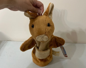 Raylene kangaroo hand puppet at VelmasVintageToys