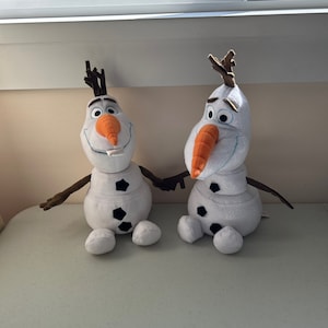 Olaf Snowman Plush from Frozen at VelmasVintageToys