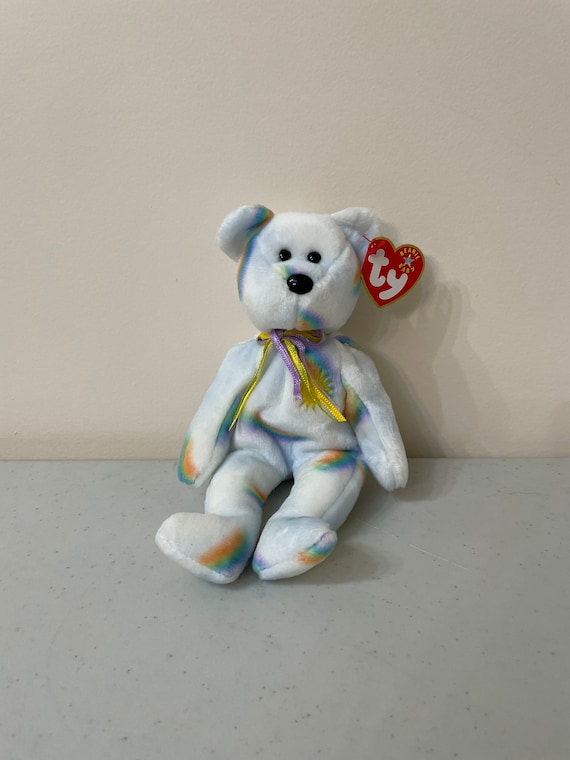 Cheery the Rainbow Beanie Baby 2001 at Velmasvintagetoys Etsy UK