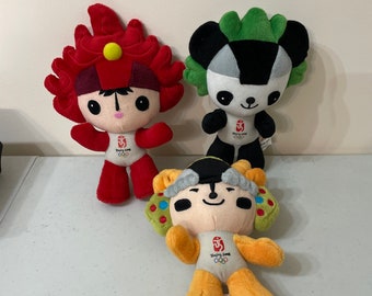 Fuwa Mascot Dolls Plush at Velmasvintagetoys - Etsy Fuwa Mascot Dolls Plush at Velmasvintagetoys - Etsy