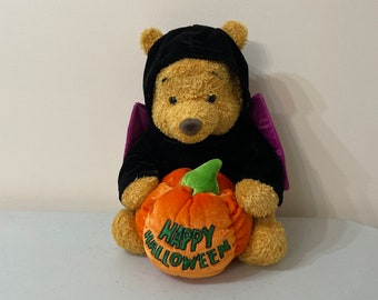 Winnie the Pooh Halloween dracula plush 10” at VelmasVintageToys