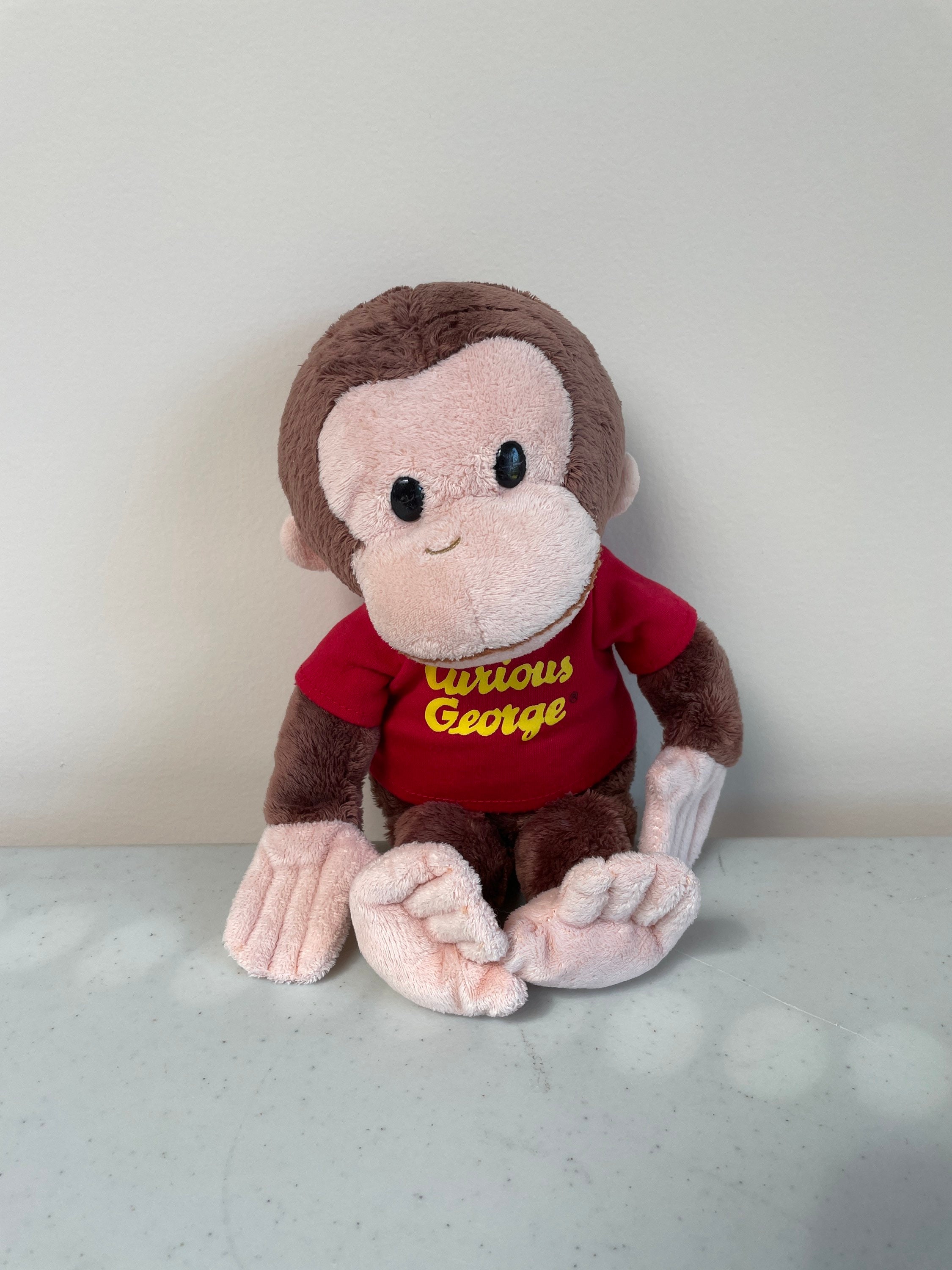 vintage curious george doll