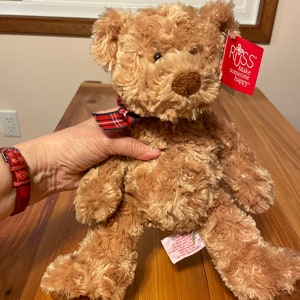 Russ Tanner plush bear at VelmasVintageToys