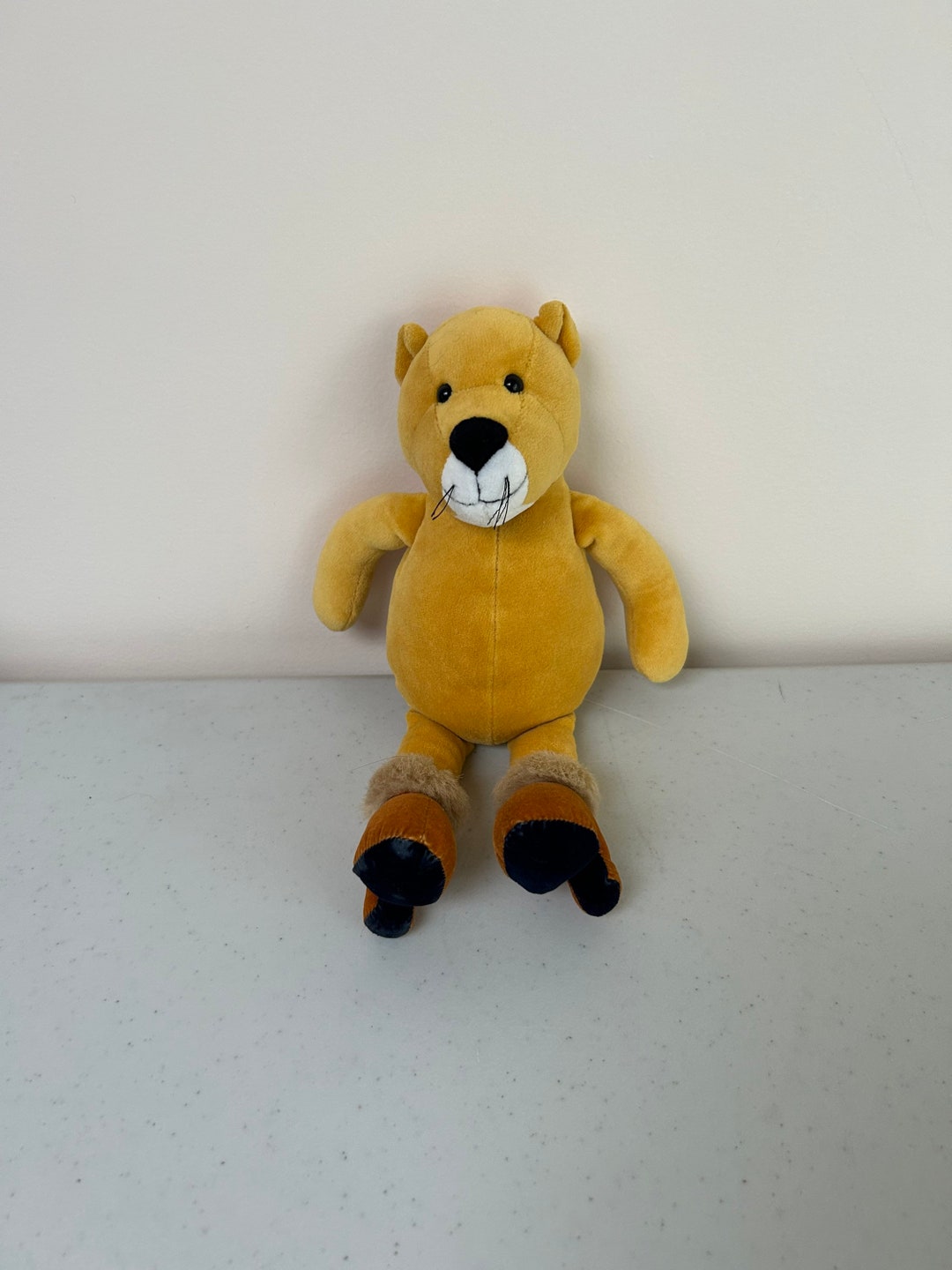 Lioness Yellow Jellycat With Boots Plush at Velmasvintagetoys Etsy