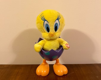 Tweety Bird 1980s Hallmark Toy talking walking at VelmasVintageToys