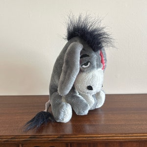 Eeyore 1980s Ganz grey 8” plush at VelmasVintageToys