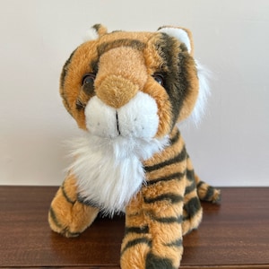 Tiger Dan Dee 11” plush at VelmasVintageToys