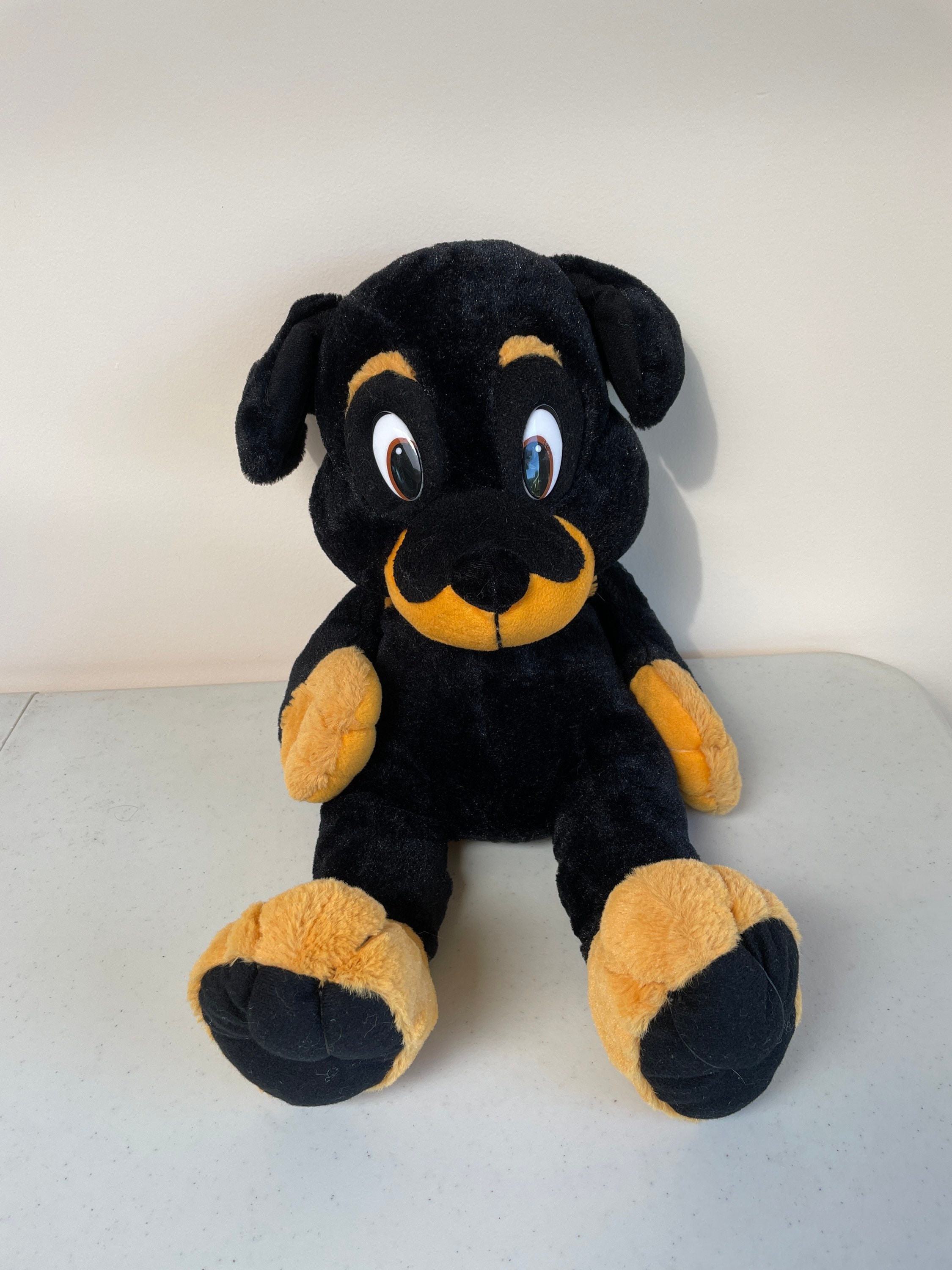 Kelly Toy Rottweiler chien en peluche grand chez - Etsy France