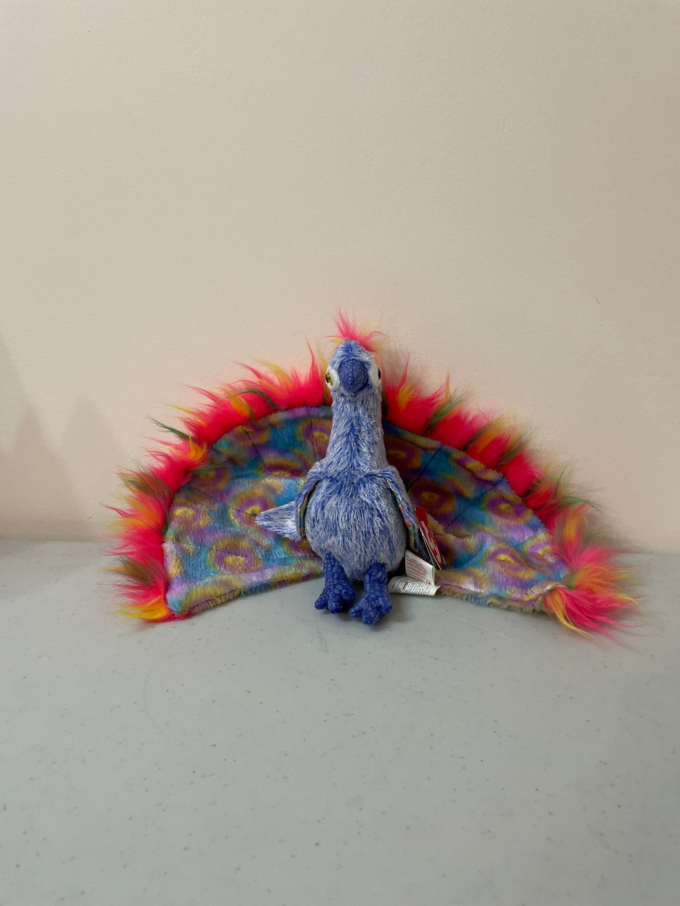 Peacock beanie baby sales