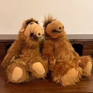 【 R】アルフ ヴィンテージ ぬいぐるみ 超希少)タグ付きALF アルフ ぬいぐるみ コレコ社製 40cm