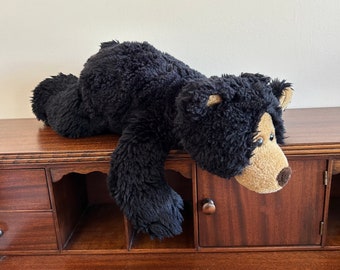 Black bear 17” Animal Alley medium floppy at VelmasVintageToys