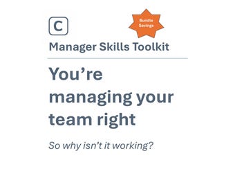 Manager Skills Toolkit | Coaching, Delegation, Expectations & Feedback Modules