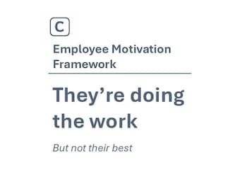 Kader voor werknemersmotivatie | Werkboek Leiderschapsontwikkeling