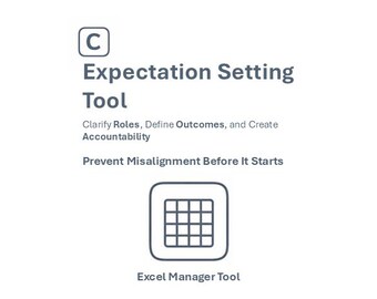 Outil de définition des attentes | Feuille de travail sur la clarté du rôle du manager