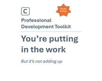 Professional Development Toolkit | Goals, Priorities & Feedback Growth System