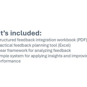 Cadre d'intégration des commentaires | Cahier d'exercices d'amélioration continue image 7