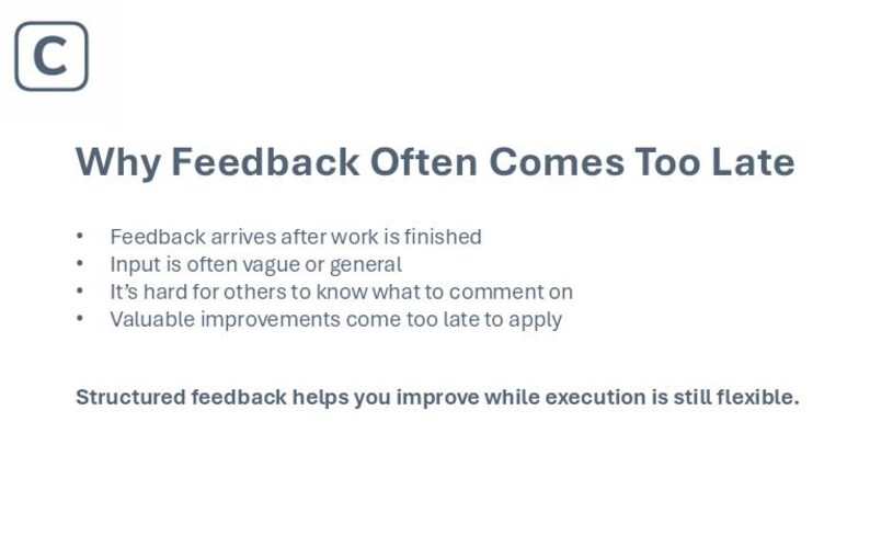 Cadre d'intégration des commentaires | Cahier d'exercices d'amélioration continue image 3