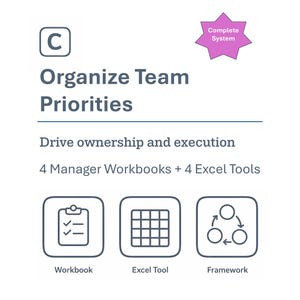 Organize Team Priorities | Manager Toolkit | Delegation, Expectation Setting & Prioritization System