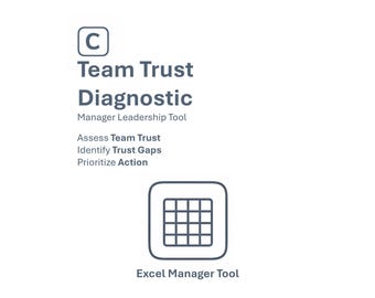 Team Trust Diagnostic | Trust Assessment Excel Tool