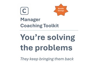 Manager Coaching Toolkit | Coaching Framework & Questions Guide