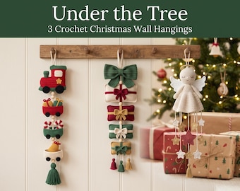 Christmas Train Gift Stack Angel Wind Spinner Crochet Pattern PDF | Spiral Amigurumi Ornament | DIY Christmas Decor Intermediate Pattern