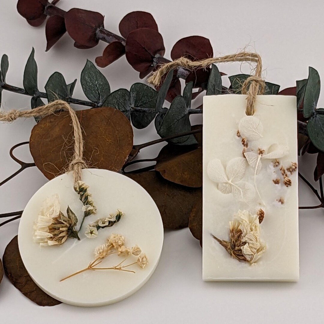 Soy Wax Sachet With Real Dried Flowers, Botanical Linen Drawer ...