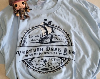 Tortuga Dark Rum Pirates of the Caribbean shirt