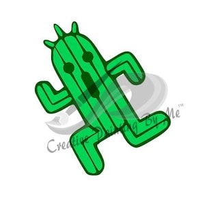 Running cactus man, funny desert pun, video game character, classic fantasy games